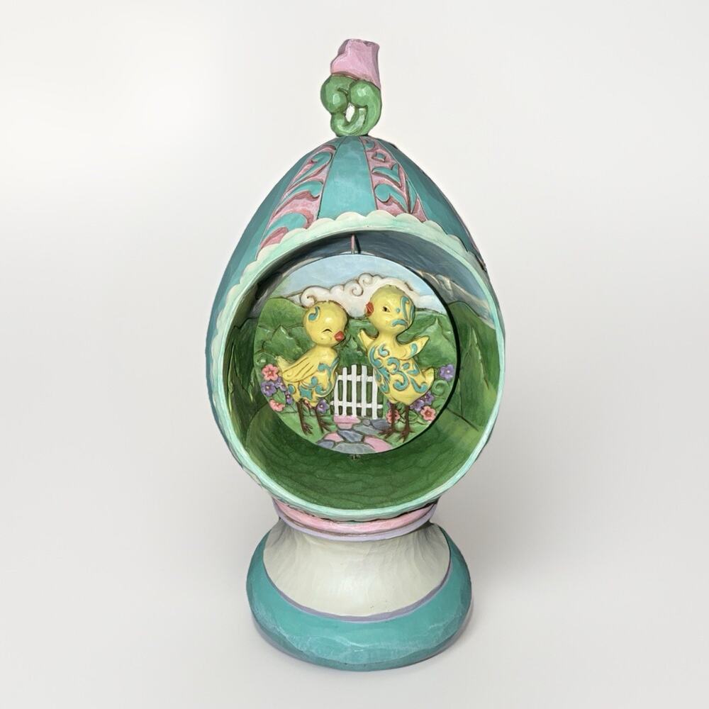 JIM SHORE Strolling Through Spring Easter 2019 Spinning Figure 8.5”